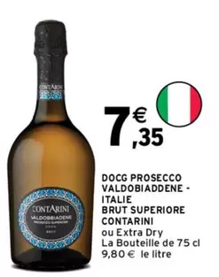 Prosecco Valdobbiadene Superiore Brut Contarini - DOCG Italie