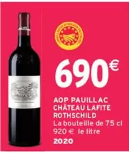 Rothschild - Aop Pauillac Chateau Lafite