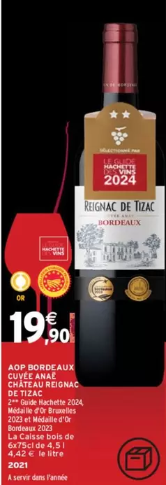 Reignac De Tizac - Château Richa-Nana AOP Bordeaux Cuvée Sans Couleaux