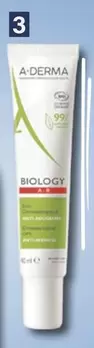 A-derma - Soin Anti-Rougeurs Biology Bio Le Tube De 40ml offre à 14,32€ sur Monoprix