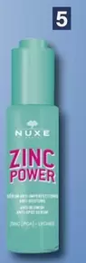 Nuxe - Serum Anti-Imperfections Et Anti-Boutons Zinc Power Le Flacon De 30 Ml offre à 20,72€ sur Monop'