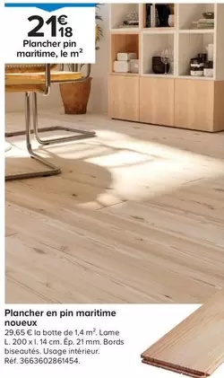 Plancher En Pin Maritime Noueux offre à 21,18€ sur Castorama