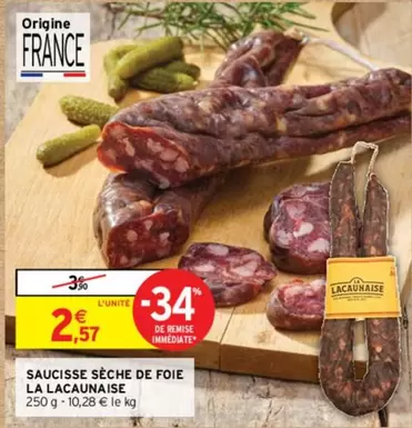 La Lacaunaise - Saucisse Seche De Foie