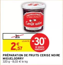 Miguelgorry - Préparation De Fruits Cerise Noire