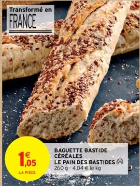 Bastide - Le Pain Des s - Baguette  Céréales