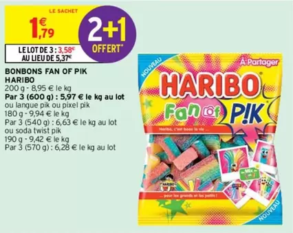 Haribo - Bonbons Fan Of Pik