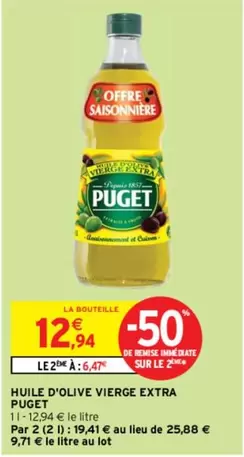 Puget - Huile D'olive Vierge Extra