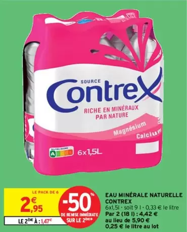 contrex - eau minérale naturelle