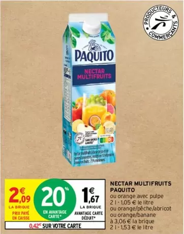 Paquito - Nectar Multifruits