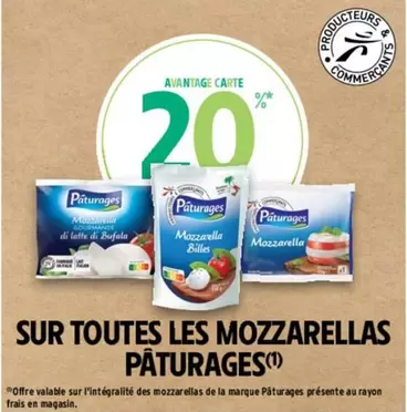 Paturages - Sur Toutes Les Mozzarellas