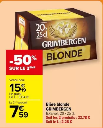 Grimbergen - Bière Blonde