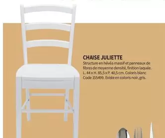 Chaise Juliette 