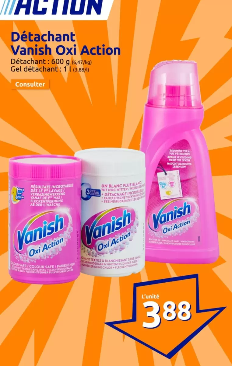 Vanish - Détachant Oxi Action