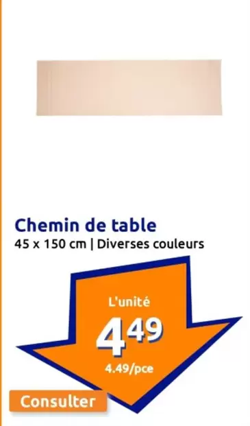 Chemin De Table