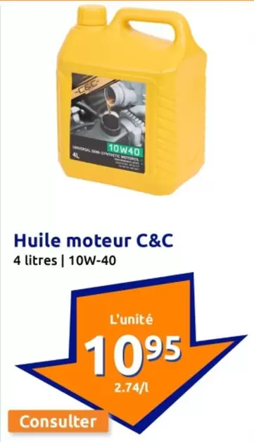 Huile Moteur C&c