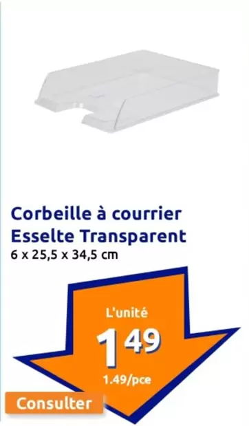 esselte - Corbeille À Courrier