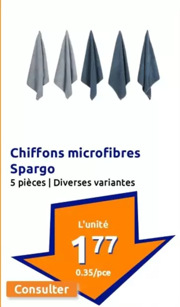 Chiffons Microfibres Spargo