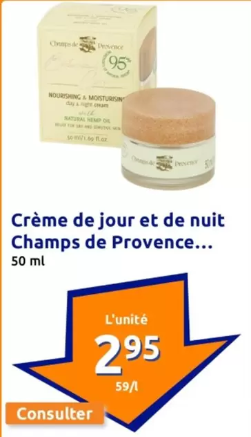 Crème De Jour Et De Nuit Champs De Provence