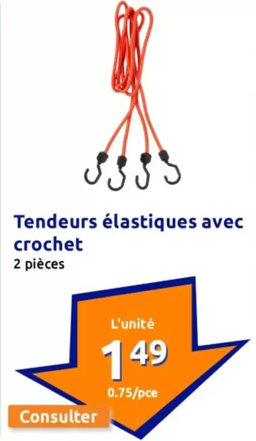 Tendeurs Élastiques Avec Crochet