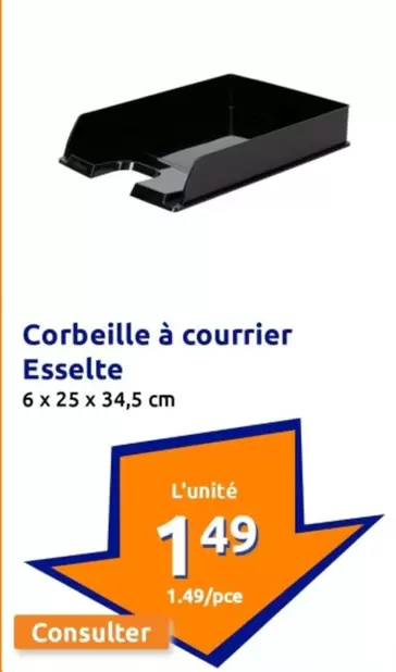 esselte - Corbeille À Courrier