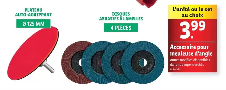 Parkside - Accessoire Pour Meuleuse D'Angle 