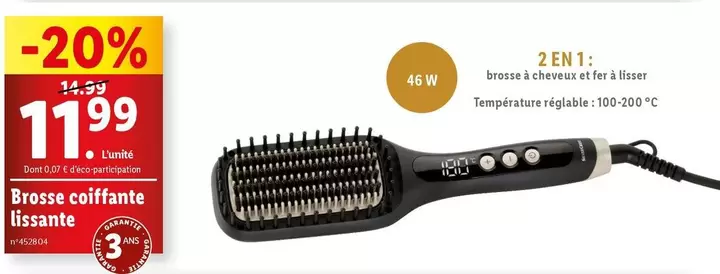 brosse ciffante lissante