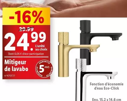 Mitigeur De Lavabo