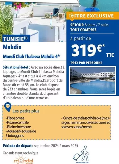 Mahdia Mondi Club Thalassa Mahdia 4*