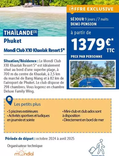 Phuket Mondi Club X10 Khaolak Resort 5*