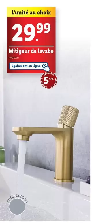 livarno home - mitigeur de lavabo