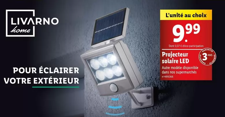 Livarno Home - Projecteur Solaire Led