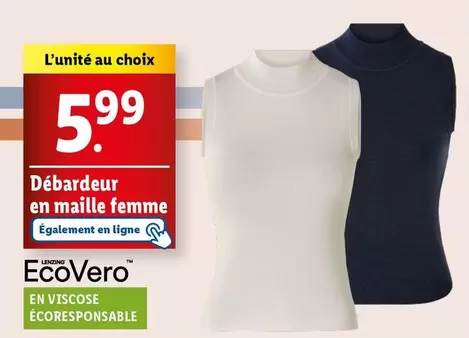 Débardeur En Maille Femme