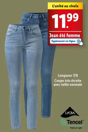 Lycra - Jean Éte Femme