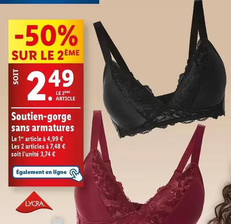 esmara - soutien-gorge sans armatures