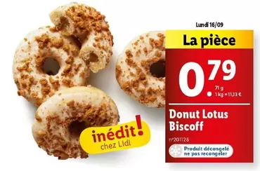 Donut Lotus Biscoff