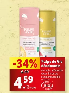 Pulpe De Vie Déodorants