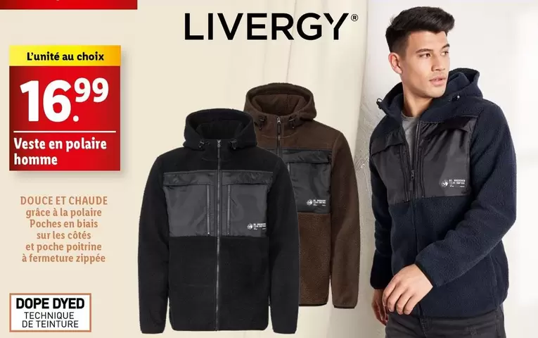 Livergy - Veste En Polaire Homme