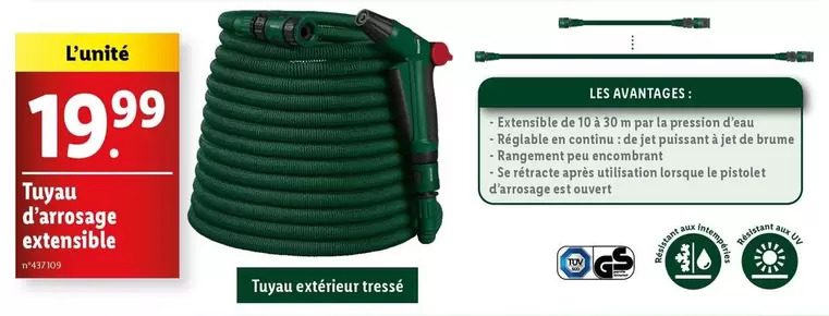 T-yau D'arrosage Extensible