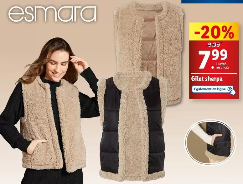 Esmara - Gilet Sherpa