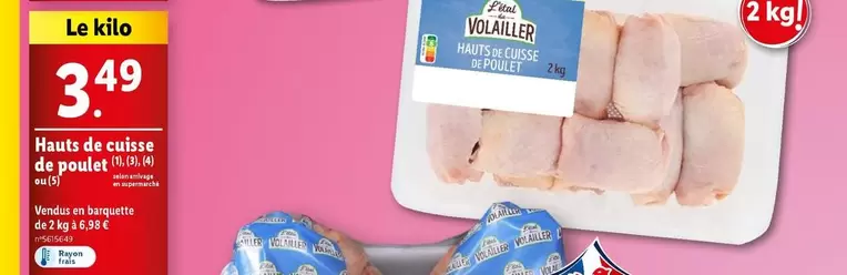 L'Etal De Volailler - Hauts De Cuisses De Poulet