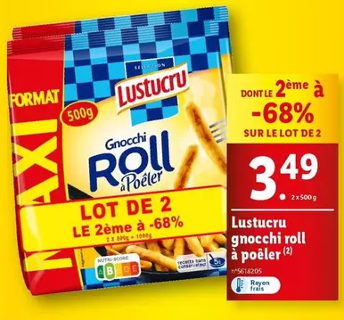 Lustucru - Gnocchi Roll À Poêler