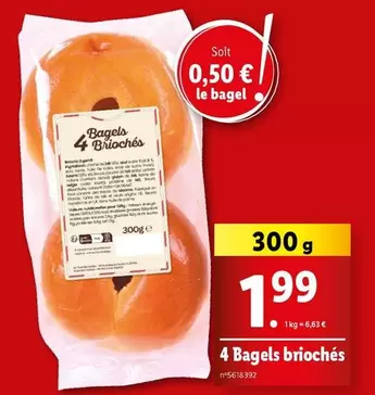 4 Bagels Briochés