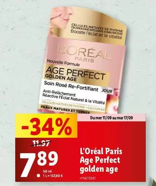 L'Oréal - L'oréal Paris Age Perfect Golden Age