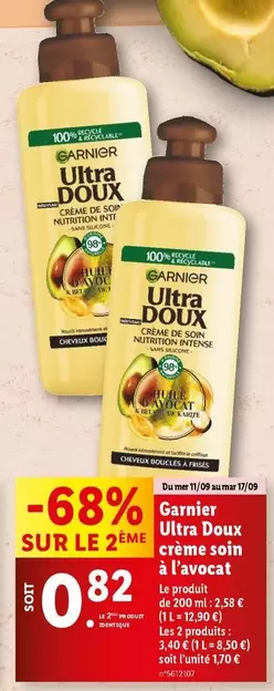 Garnier - Ultra Doux Crème Soin À L'Avocat