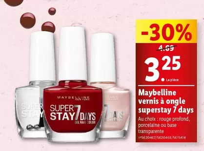 Maybelline  - Vernis À Ongle Superstary 7 Days