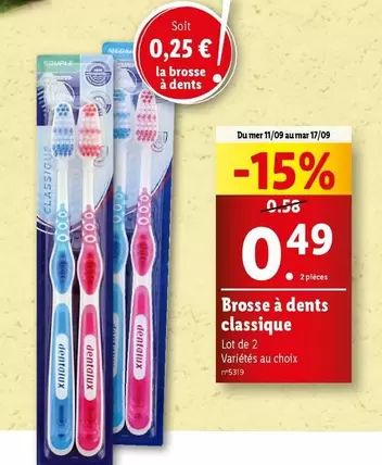 Brosse À Dents Classique