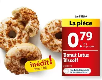 Donut Lotus Biscoff