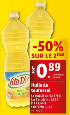 Vita D'Or - Huile De Tournesol