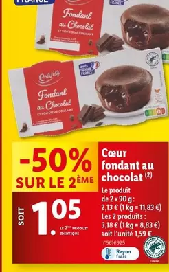 Envia - Coeur Fondant Au Chocolat