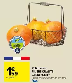 Carrefour - Potimarron Filière Qualité offre à 1,59€ sur Carrefour Drive